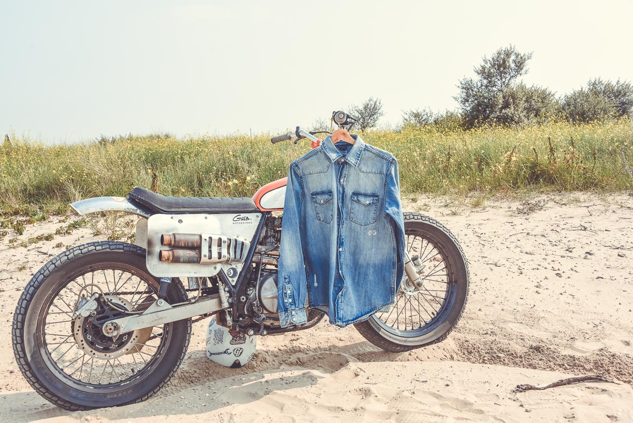 Suzuki 600DR Flat Track Gentlemen's Factory. Tee-shirt collection 2017 pour amateurs de motos vintage et custom