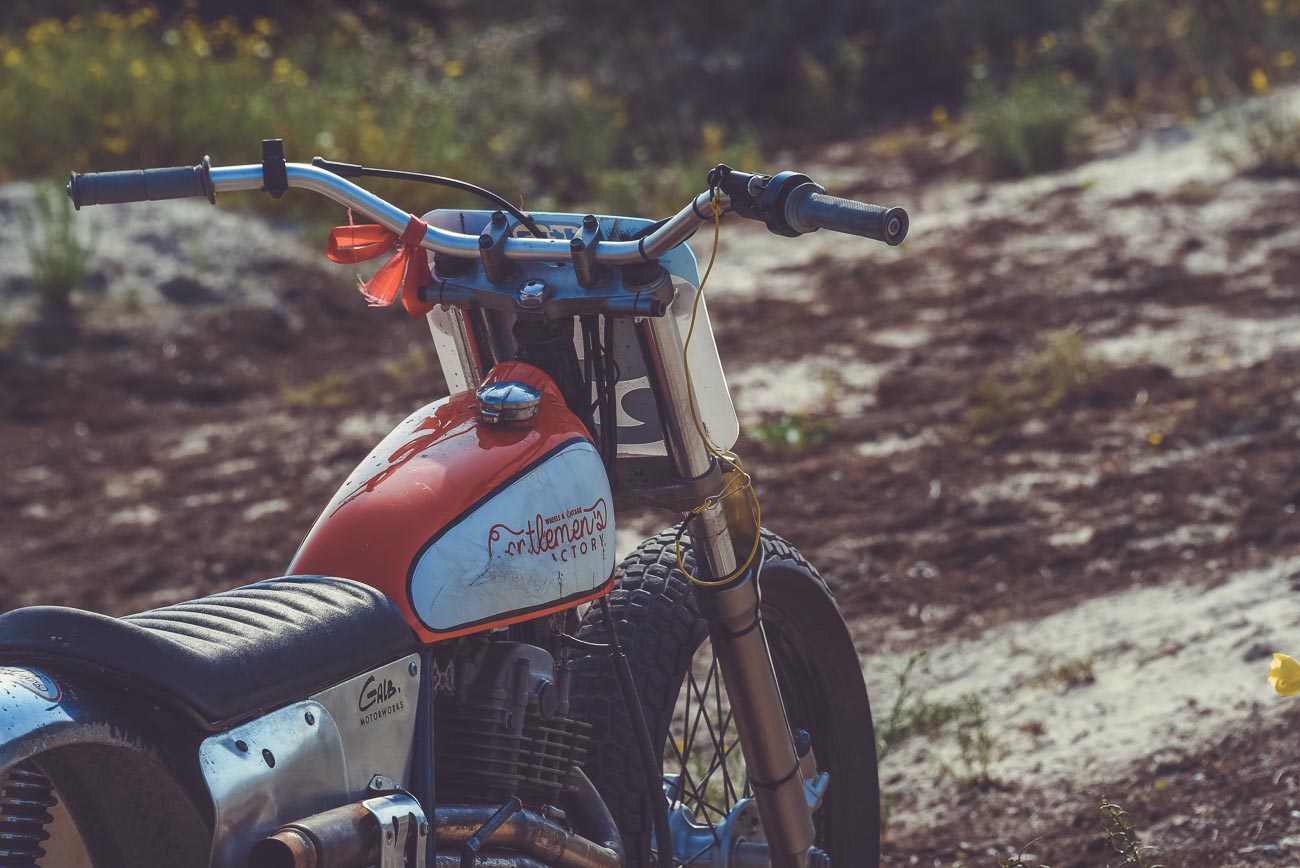 Suzuki 600DR Flat Track Gentlemen's Factory, DTRA, Dirt track, moto vintage, course vintage, vintage racer