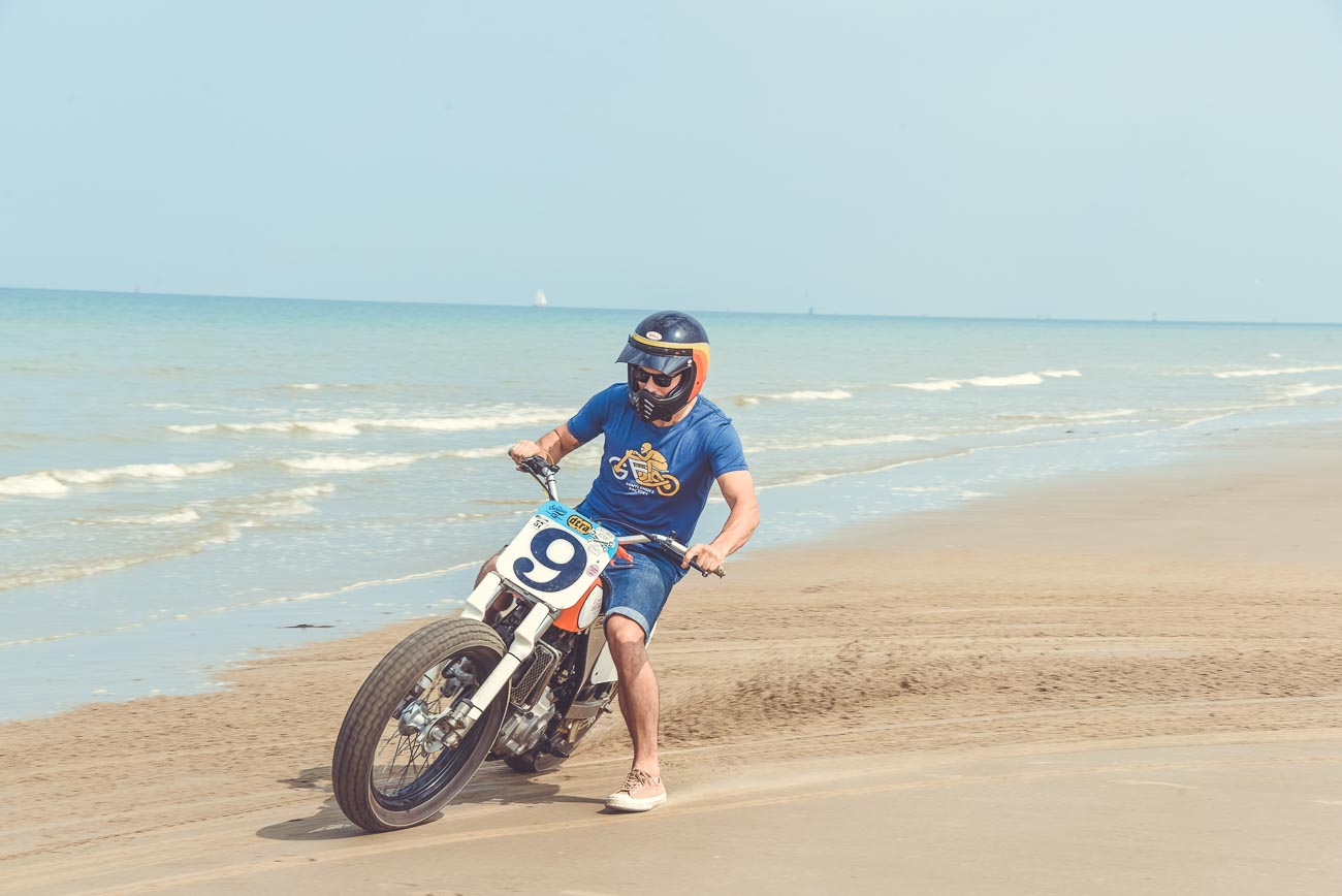 Suzuki 600DR Flat Track Gentlemen's Factory. Tee-shirt collection 2017 pour amateurs de motos anciennes et custom