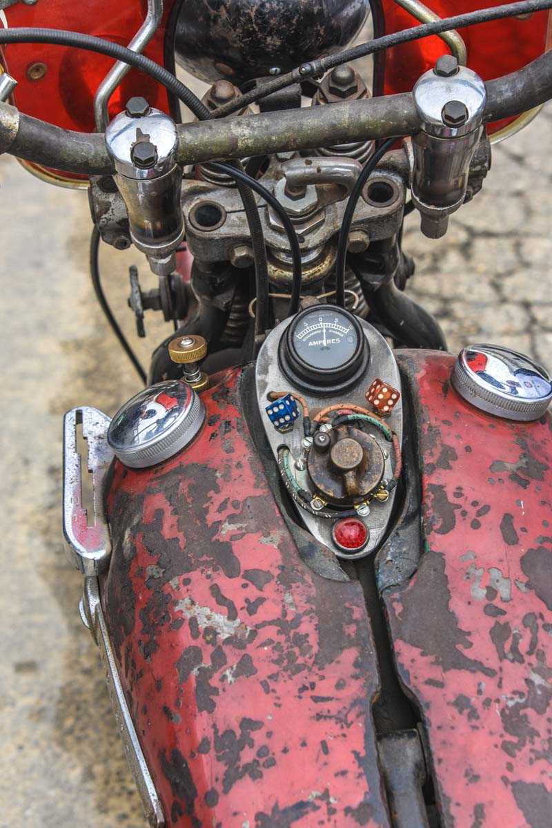 Sublime Bobber rats Harley Davidson Knuckle de 1947 appartenant à Steve Brindmore’s photos prisent en Californie par Laurent Scavone / Pismo Beach pour the race of gentlemen's