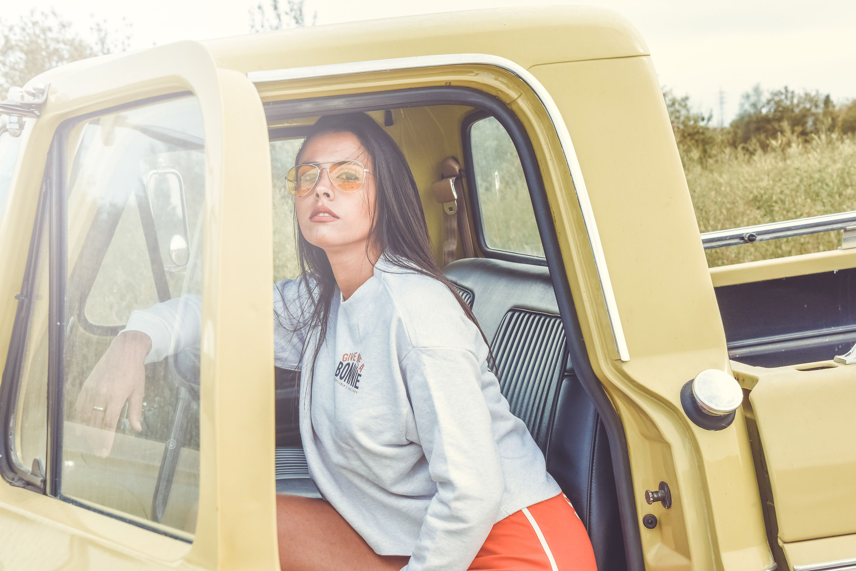 Araceli Torrado mannequin Argentine. Sweat shirt 