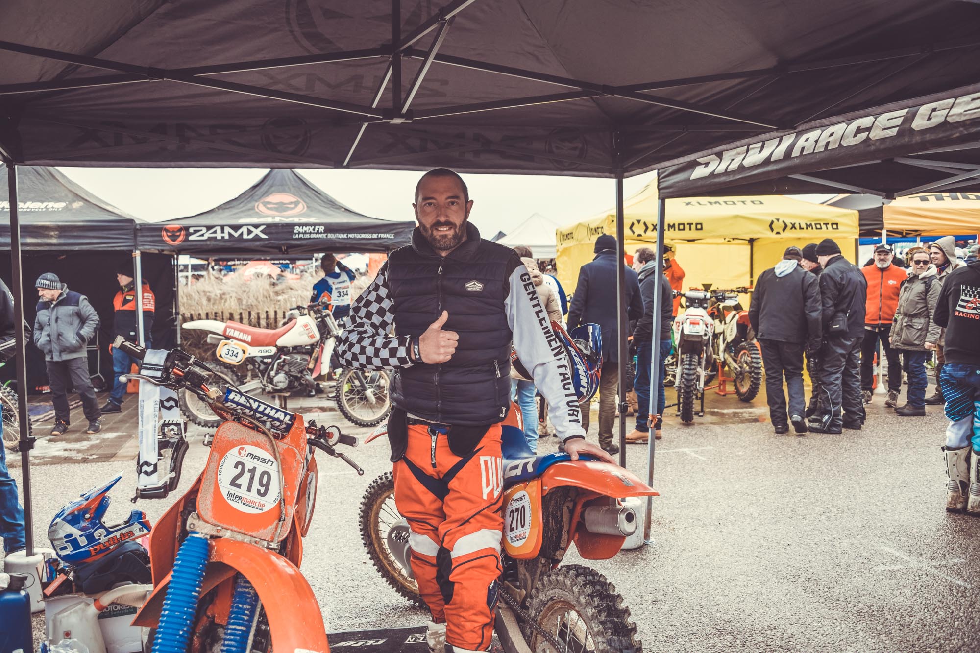 Enduropale du Touquet Vintage, course de moto anciennes photos Laurent Scavone