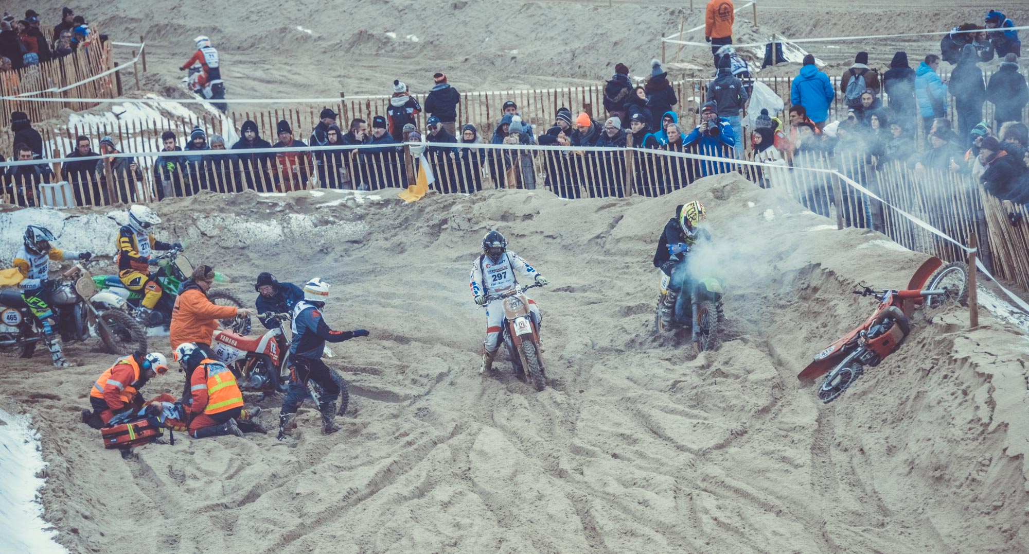 Enduropale du Touquet Vintage, course de moto anciennes photos Laurent Scavone