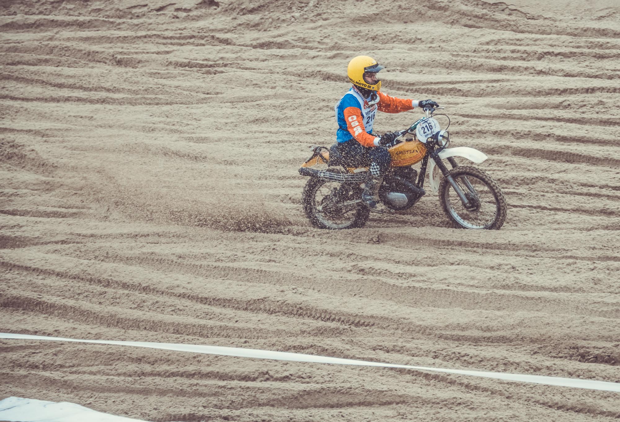 Enduropale du Touquet Vintage, course de moto anciennes photos Laurent Scavone