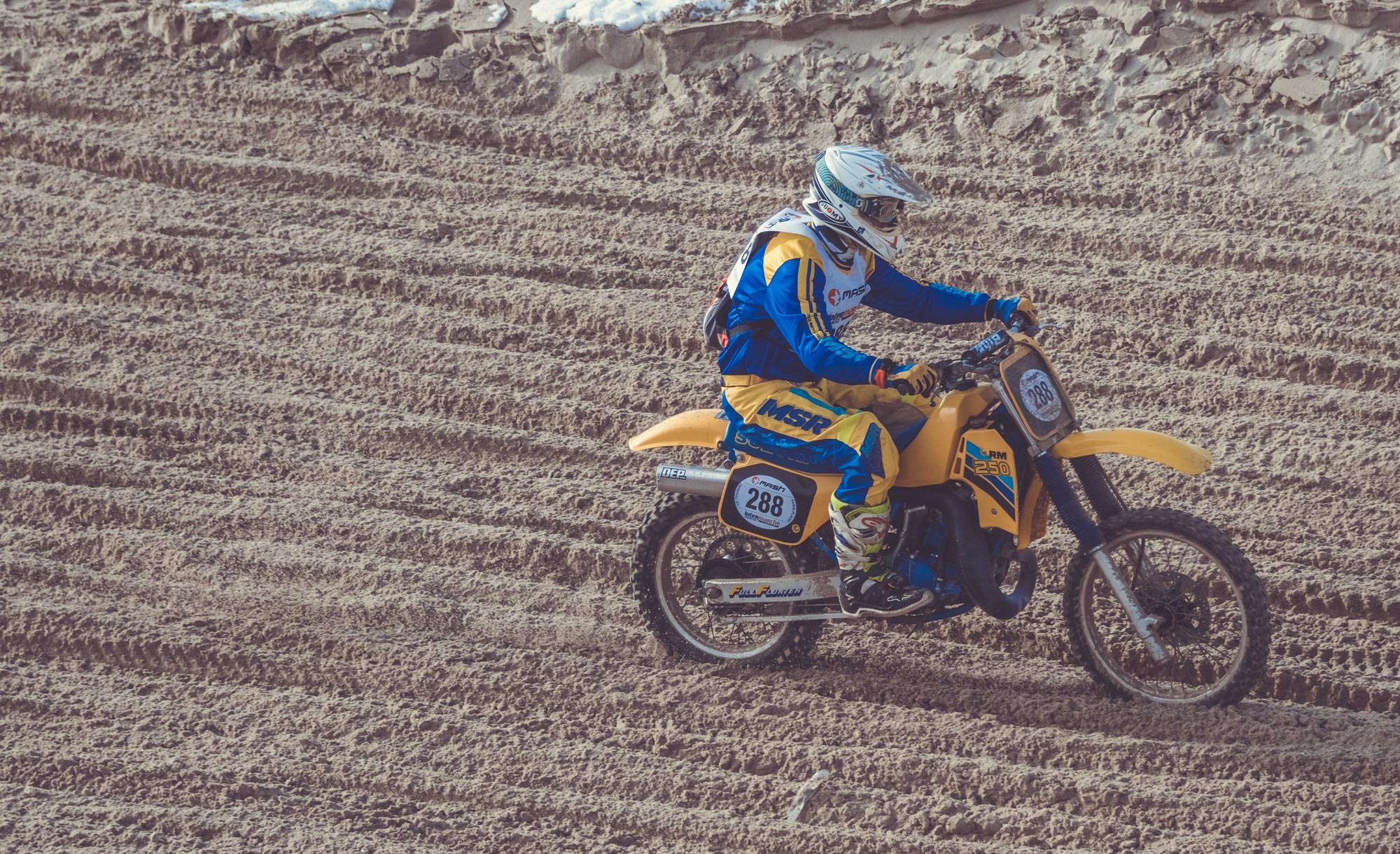 Les plus belles photos de motos cross anciennes lors de l'enduro Touquet vintage, sponsor Gentlemen's Factory, Photos Laurent Scavone